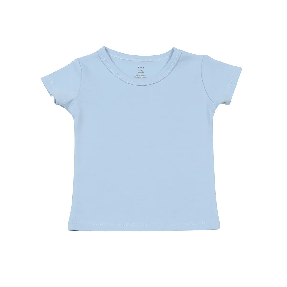 hi-hop Short Sleeve Plain T-Shirt