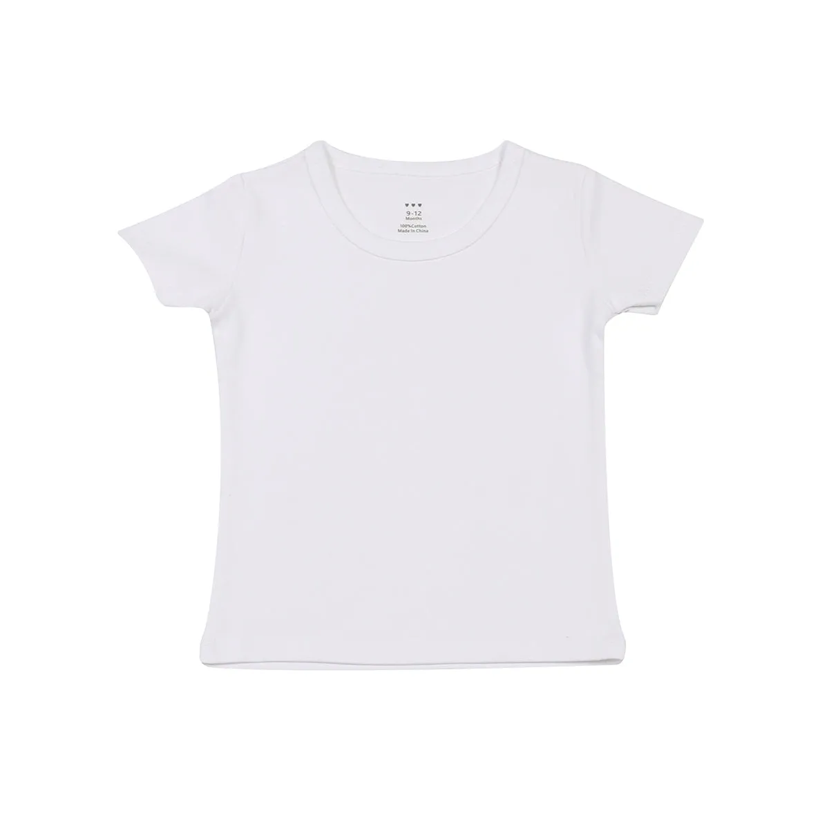 hi-hop Short Sleeve Plain T-Shirt