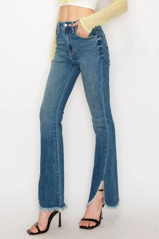 High Rise Plus Size Boot Cut Jeans