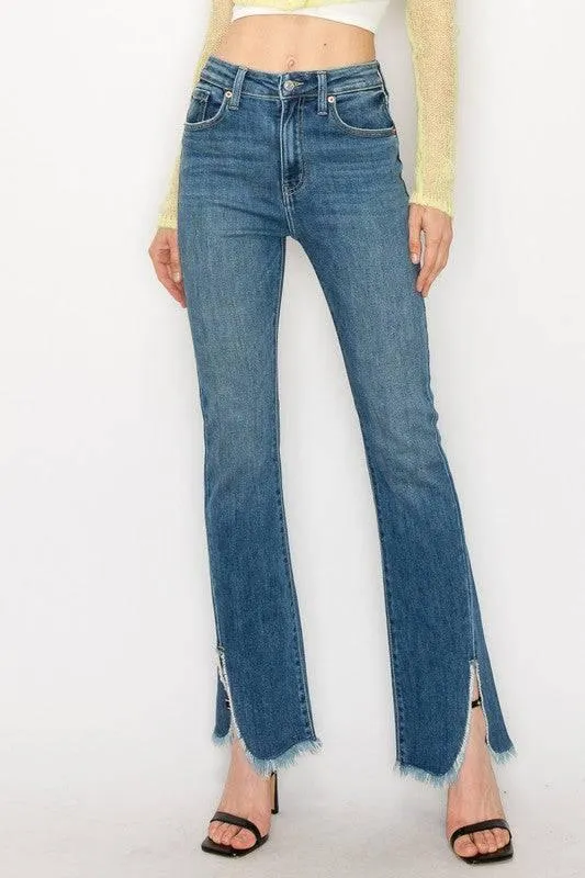 High Rise Plus Size Boot Cut Jeans