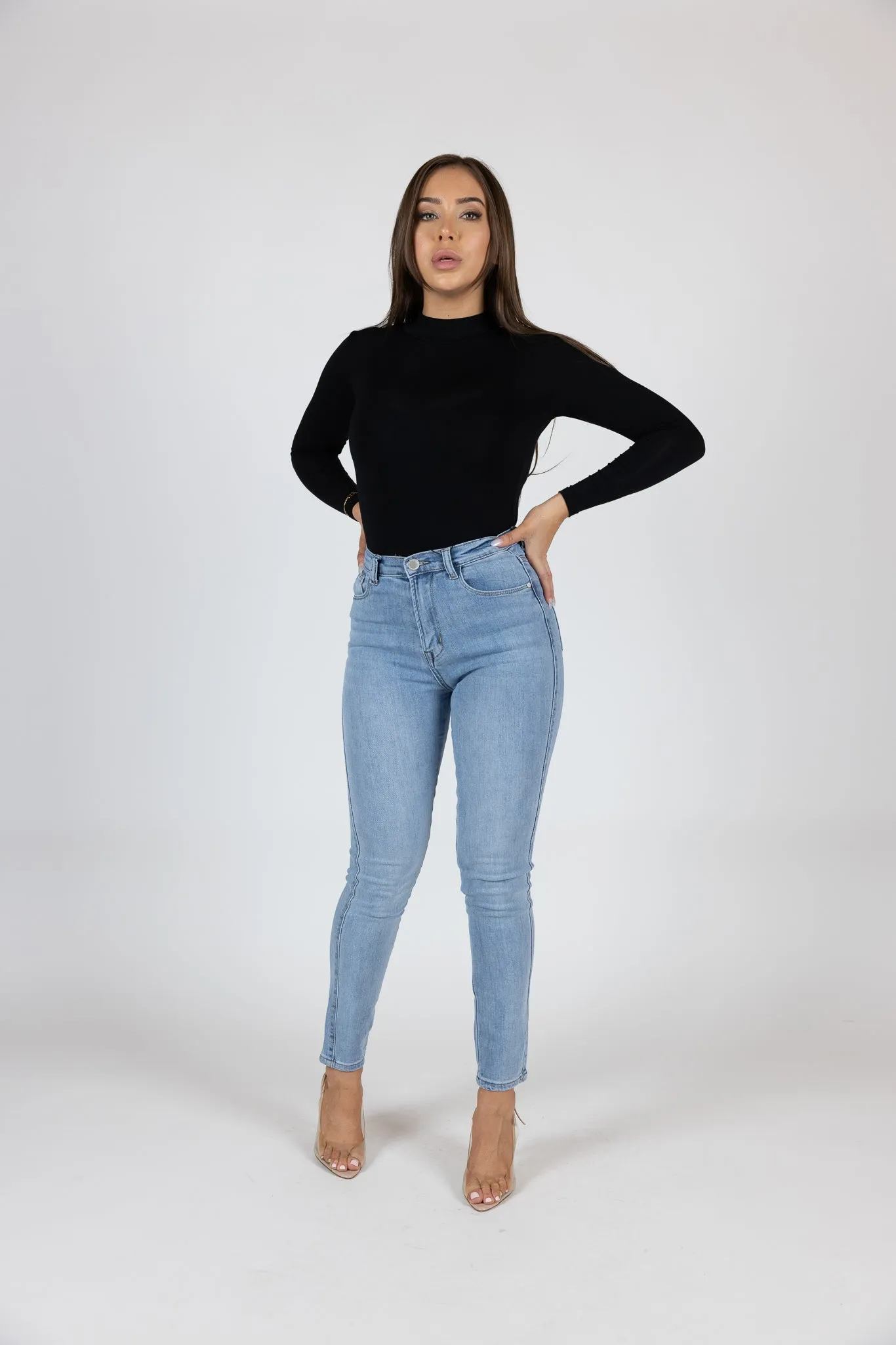 High Rise Skinny Jeans