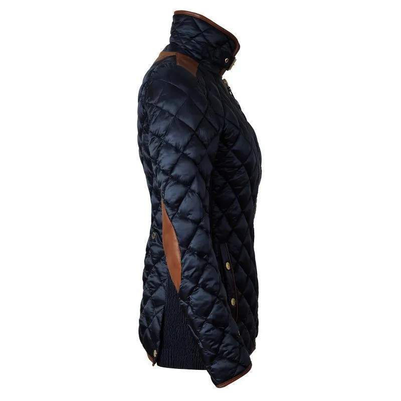 Holland Cooper Studland Diamond Quilt Ladies Jacket - Ink Navy