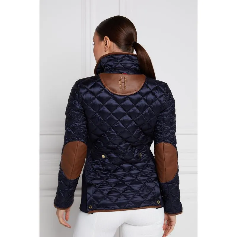 Holland Cooper Studland Diamond Quilt Ladies Jacket - Ink Navy