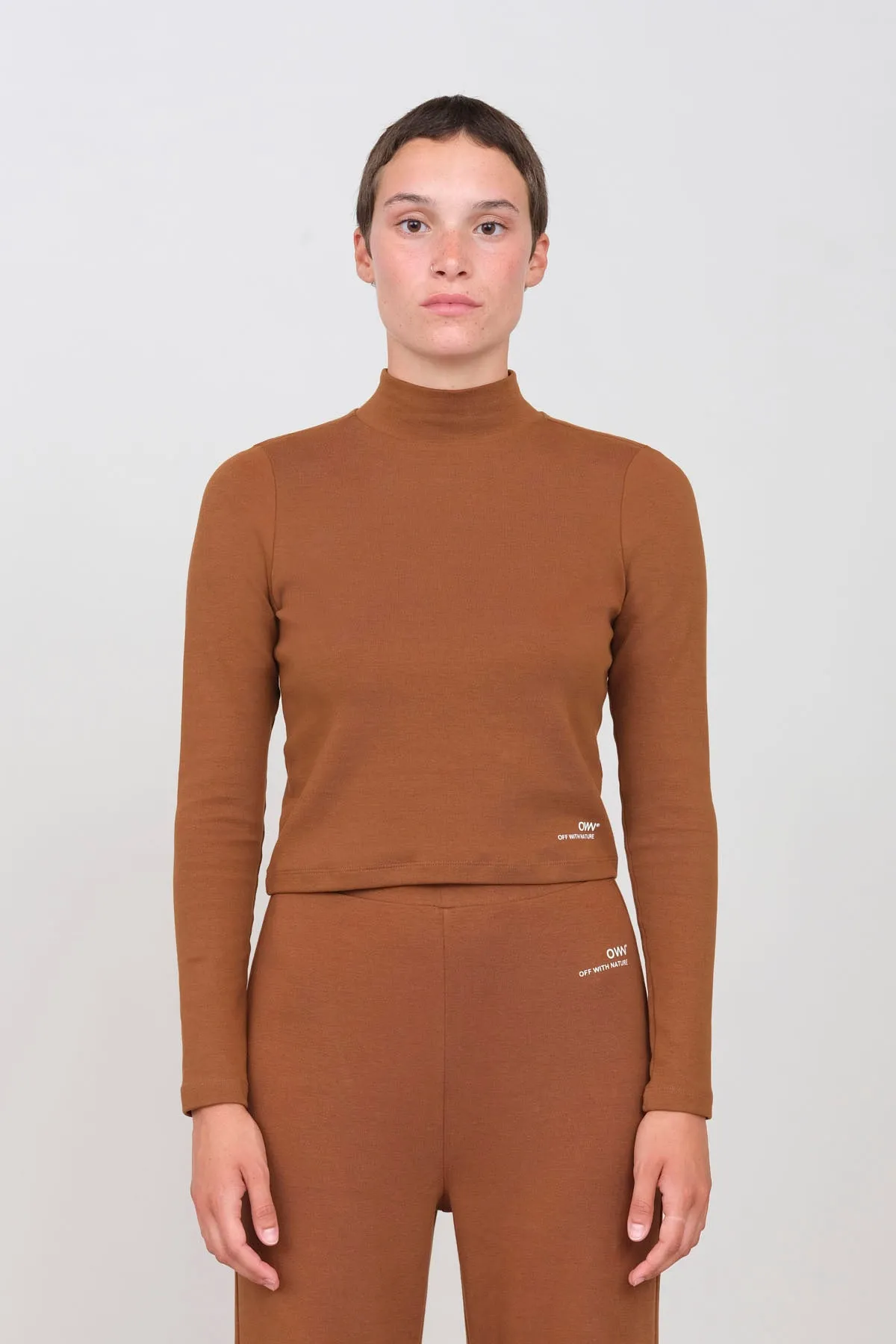 Interlock Turtleneck Peanut