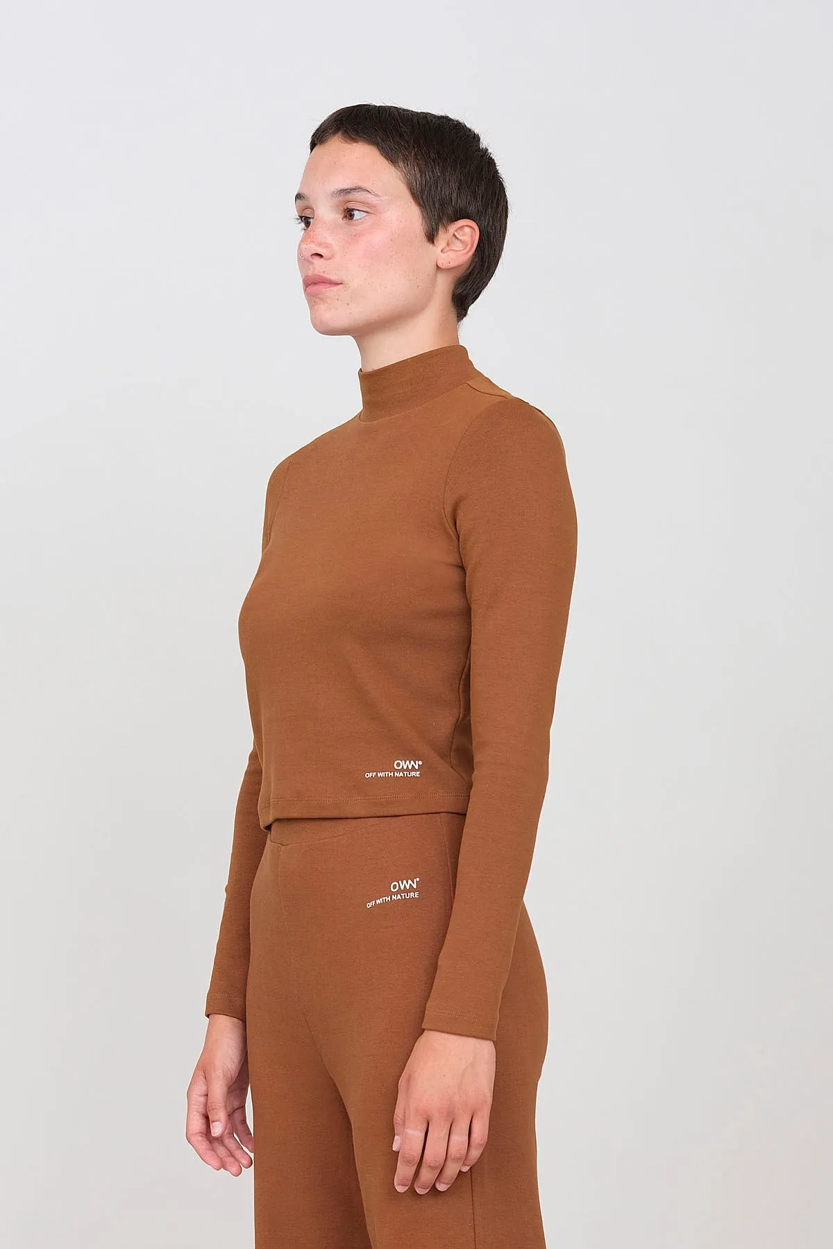 Interlock Turtleneck Peanut