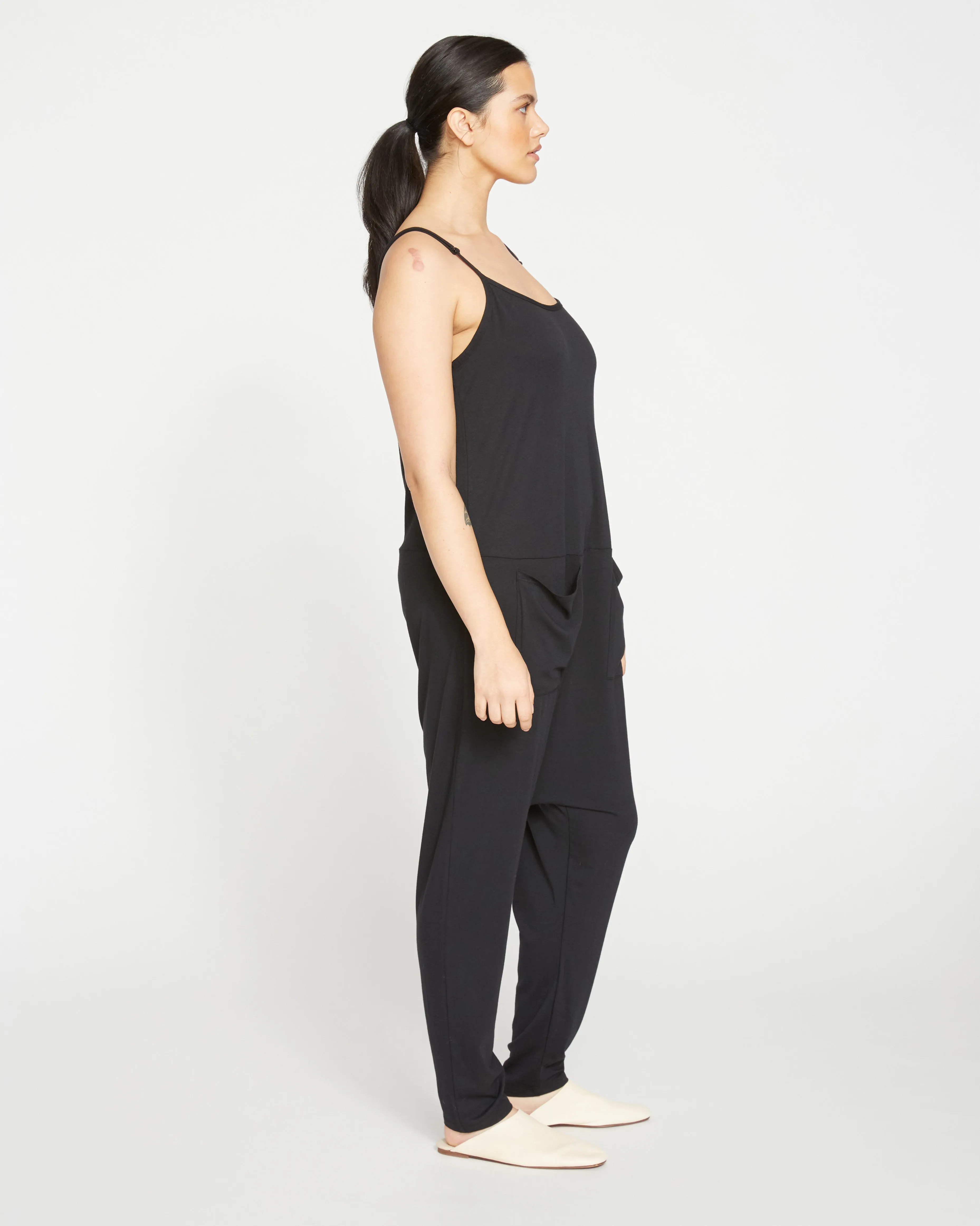 Jackson Sleeveless Jumpsuit - Black