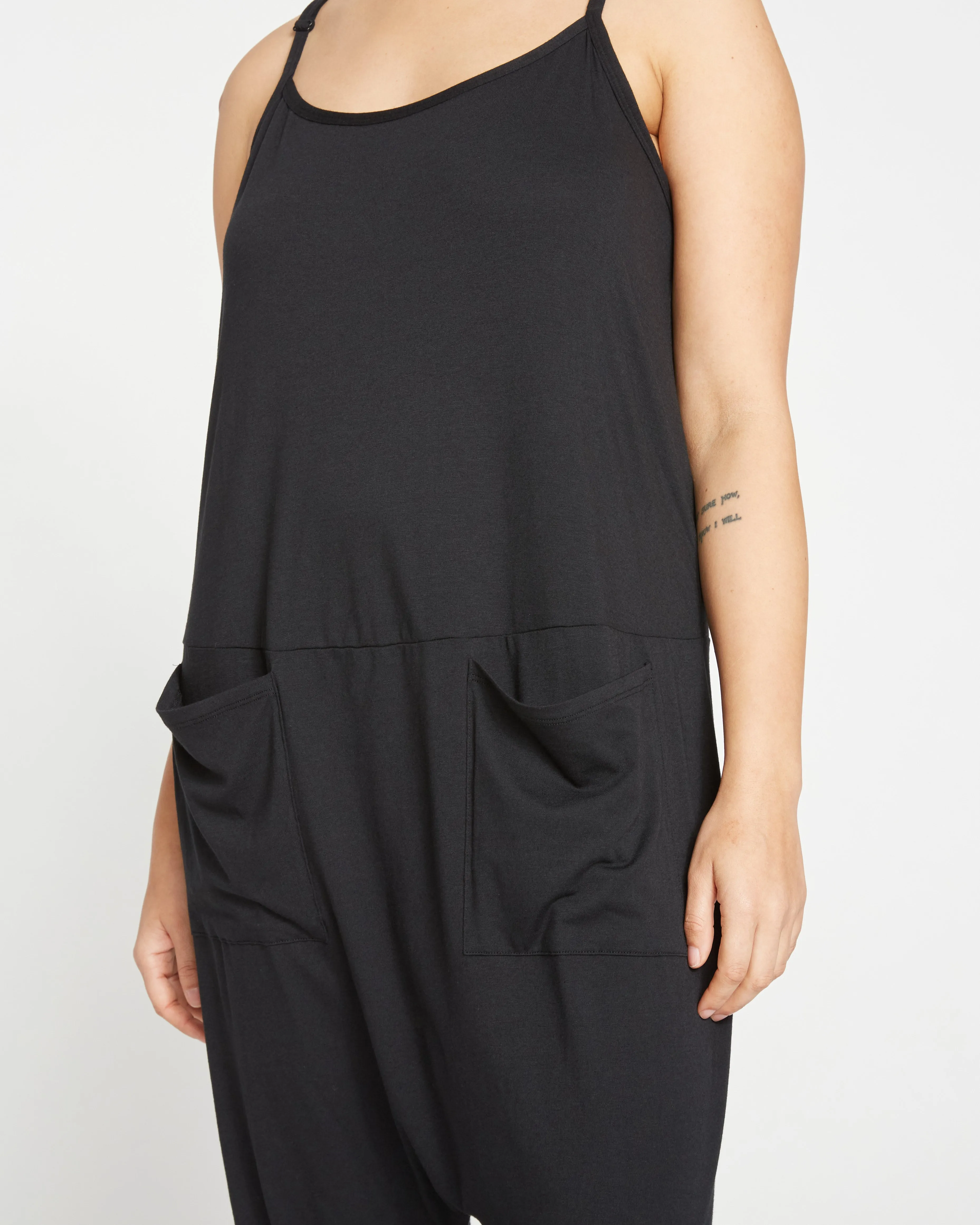 Jackson Sleeveless Jumpsuit - Black