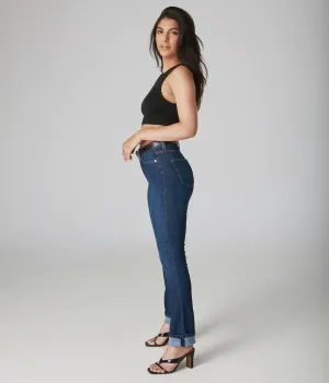 Kate High Rise Straight Jeans - Cool Starry Night