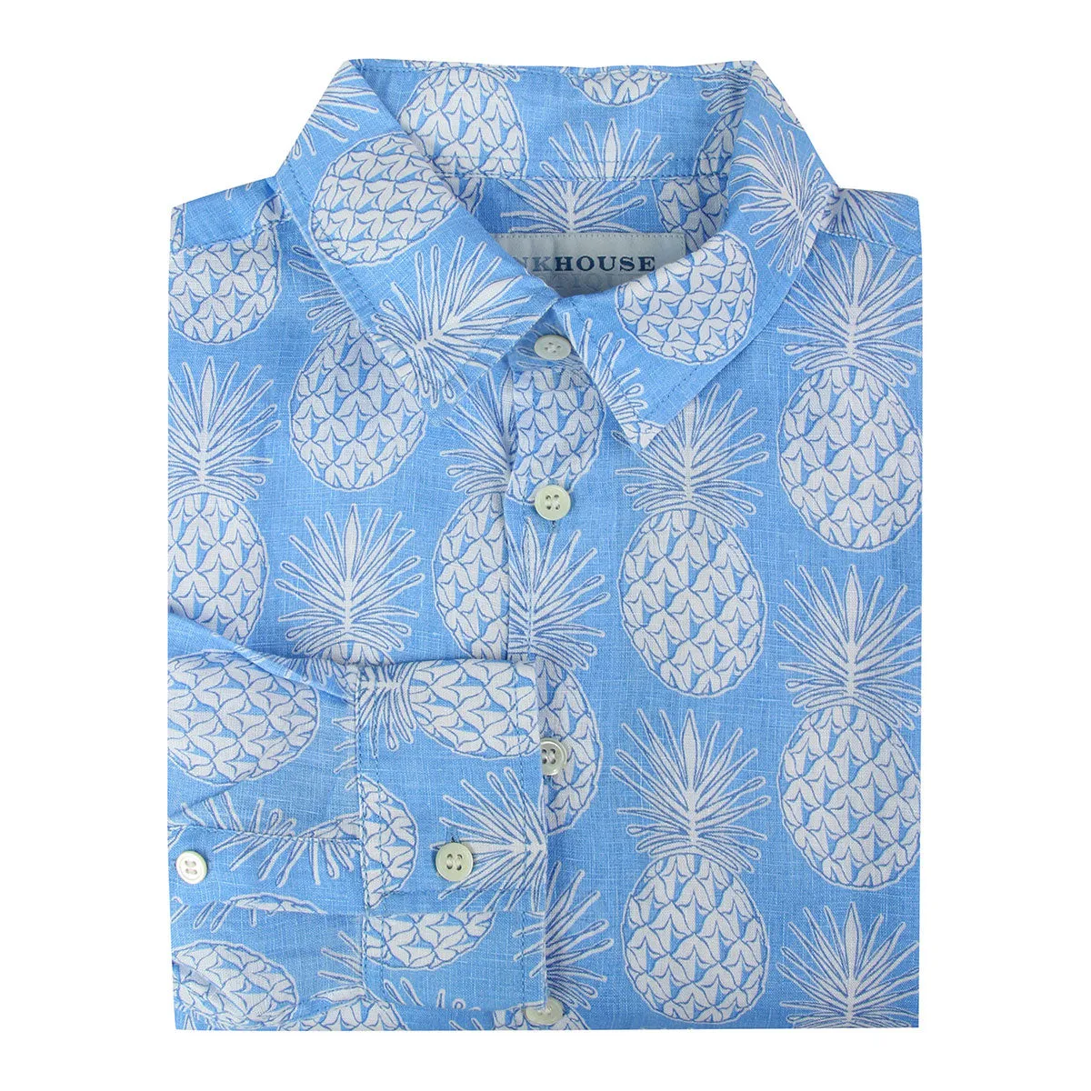 Kids' Linen Shirt PINEAPPLE