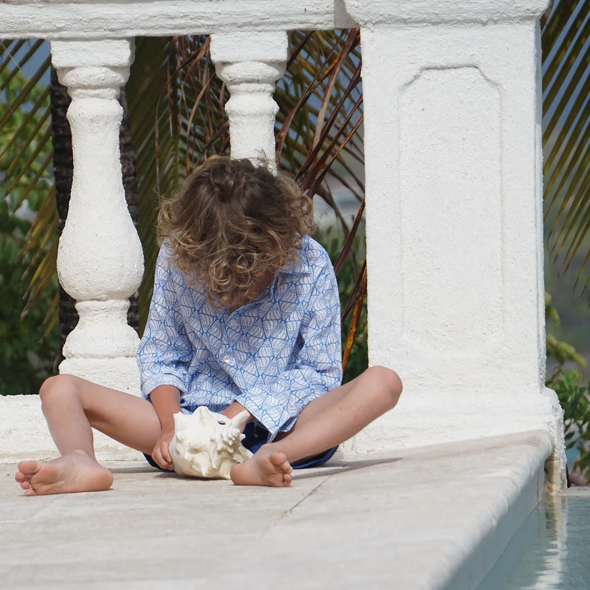 Kids' Linen Shirt SHELLTOP