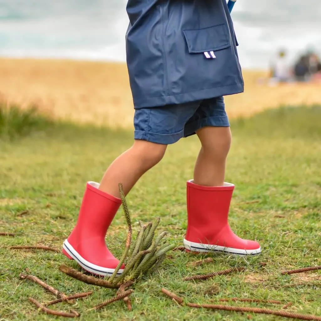 Kids' Rubber Gumboot - Red