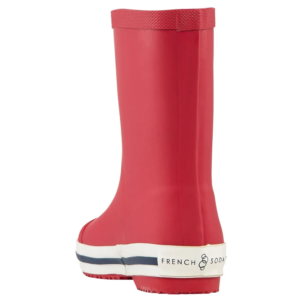 Kids' Rubber Gumboot - Red