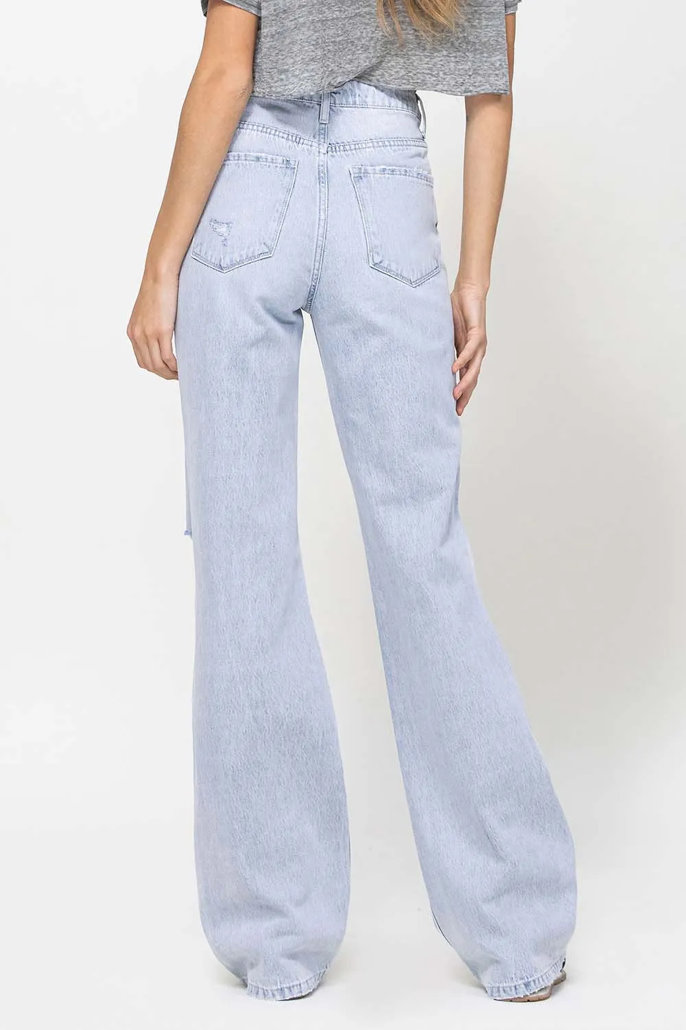 Leslie 90s Flare Hi Waist Jeans by Vervet