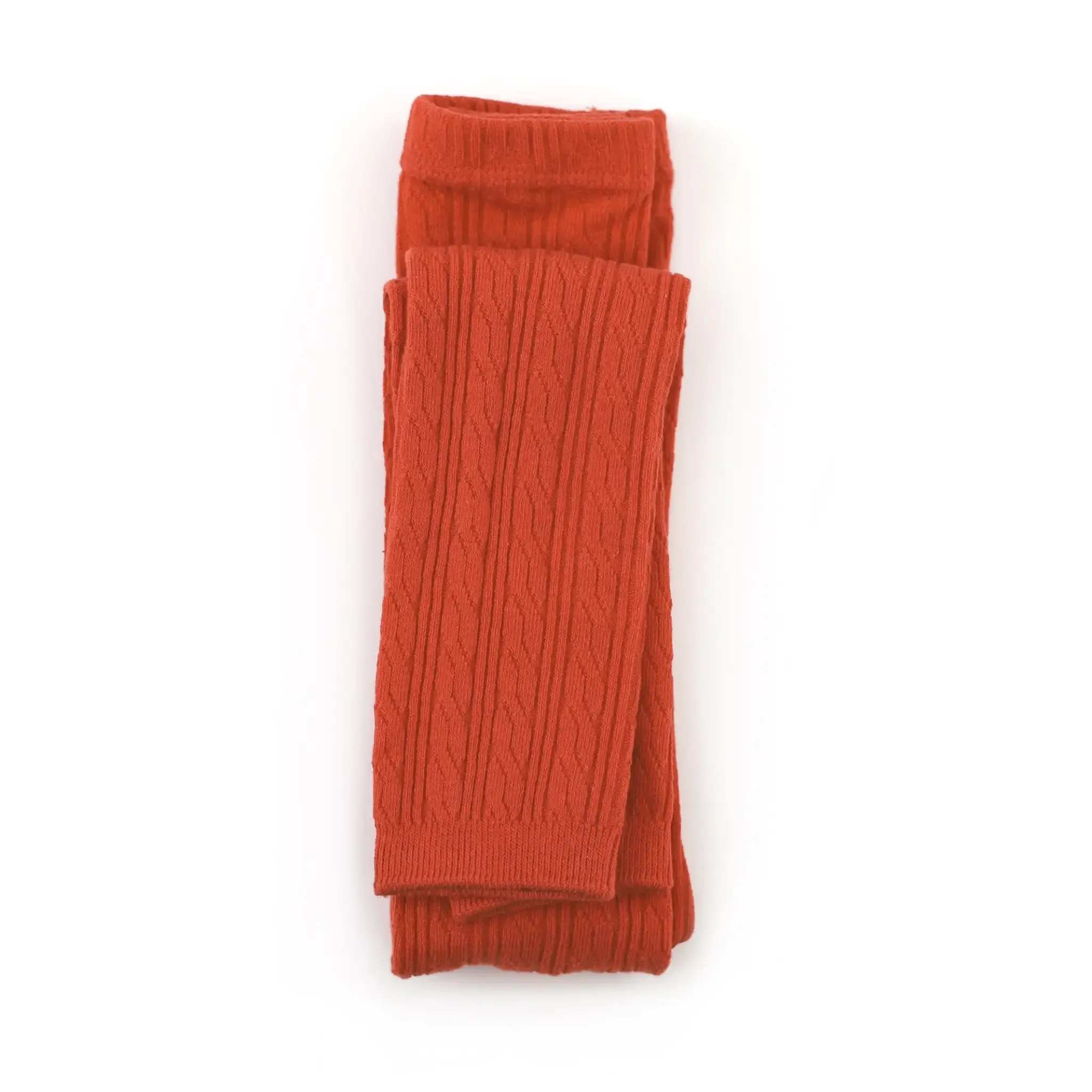 Little Stocking Co  | Footless Cable Knit Tights ~ Poppy