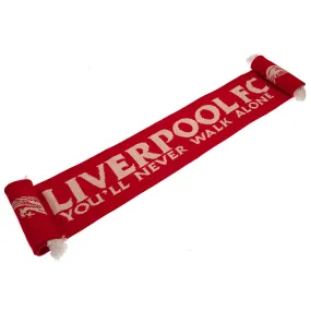 Liverpool FC Scarf LB - YNWA Red Jacquard Knit