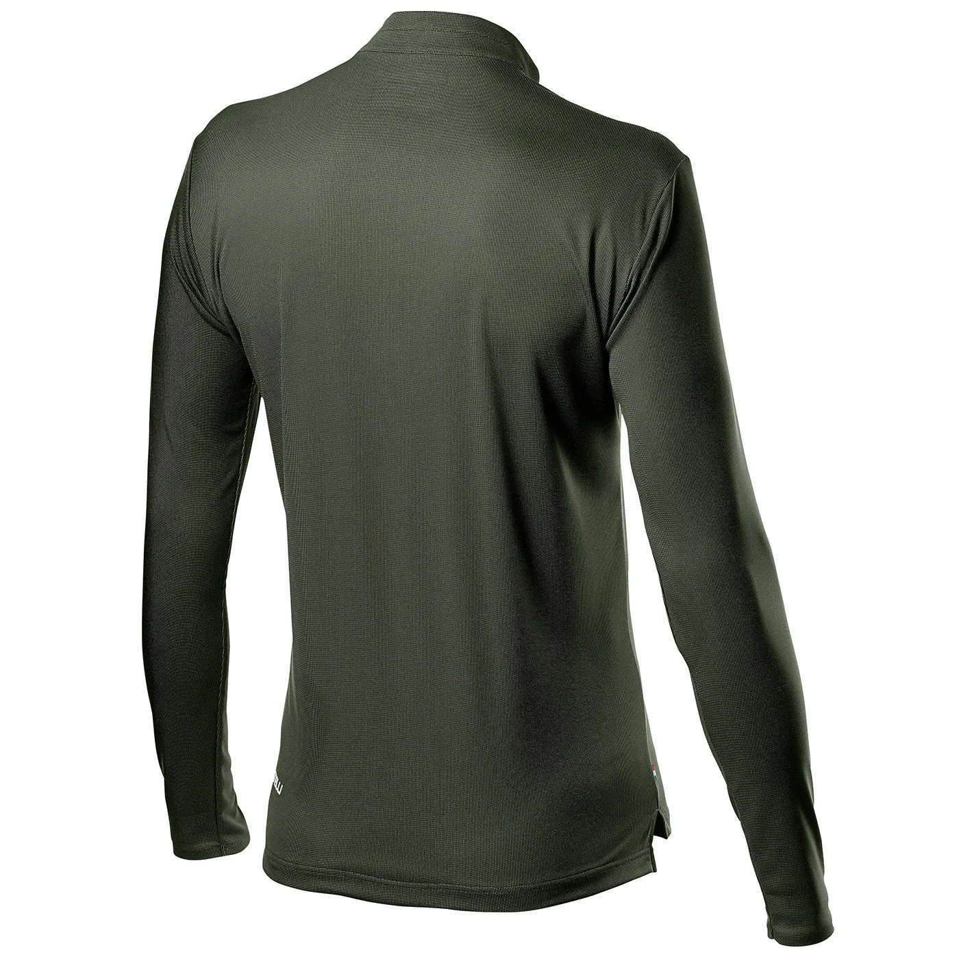 Maglia maniche lunghe Castelli Tech Henley - Verde