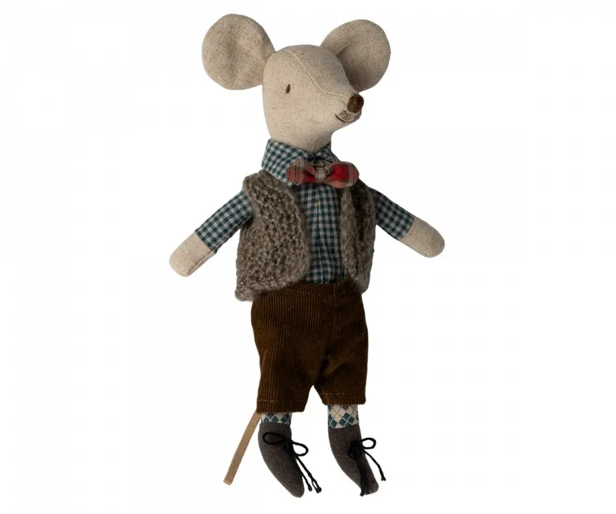 Maileg | Vest, Pants, & Bowtie for Grandpa Mouse