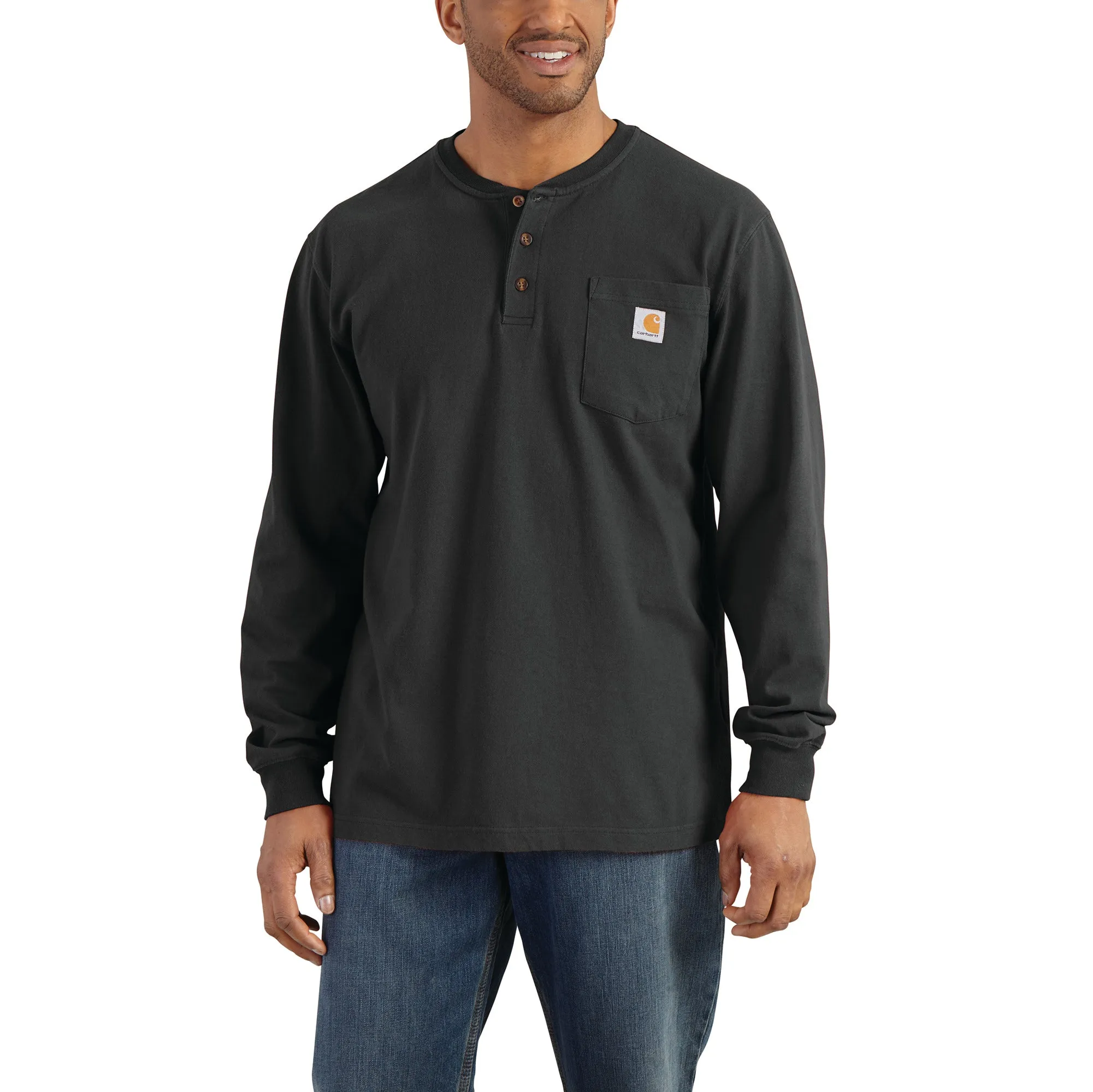 Men's Carhartt Henley L/S Tee