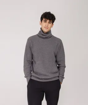 Men's Waffle Knit Turtleneck