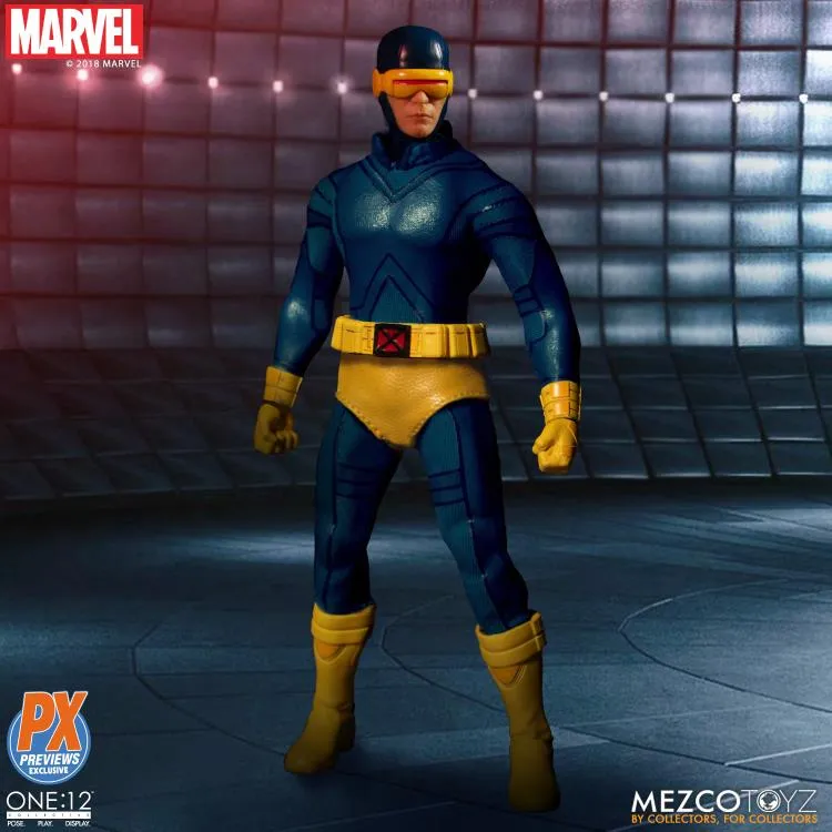 MEZCO TOYZ ONE:12 COLLECTIVE MARVEL CYCLOPS PX PREVIEWS EXCLUSIVE - 76920