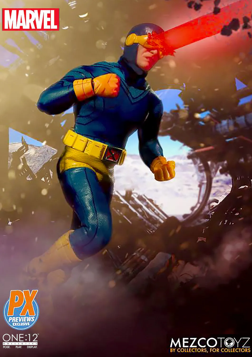 MEZCO TOYZ ONE:12 COLLECTIVE MARVEL CYCLOPS PX PREVIEWS EXCLUSIVE - 76920