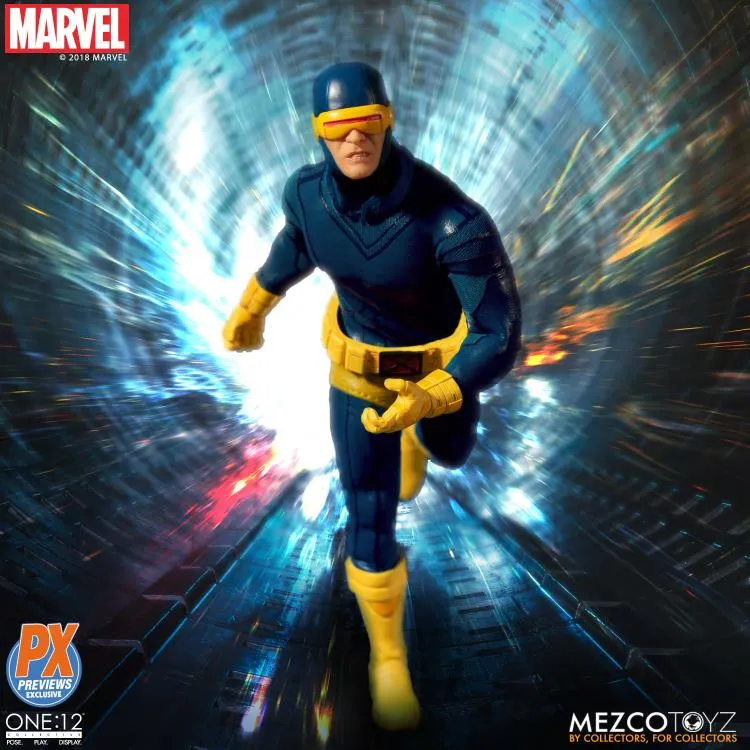 MEZCO TOYZ ONE:12 COLLECTIVE MARVEL CYCLOPS PX PREVIEWS EXCLUSIVE - 76920