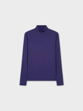 MODAL TURTLENECK LONG SLEEVE-NAVY