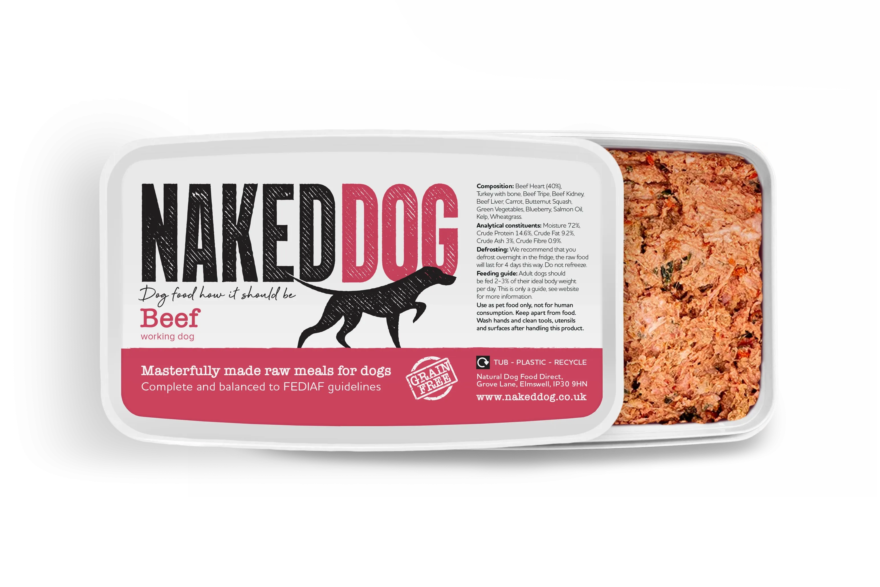 NAKEDDOG Original Beef 500g