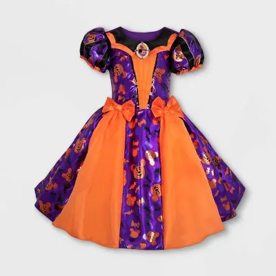 New - Girls' Disney Minnie Mouse Witch Costume Dress - 3 - Disney Store