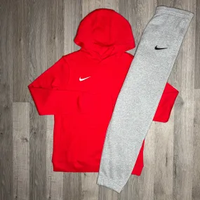 Nike Park Hoodie & Joggers Set - Navy / Grey (Junior)