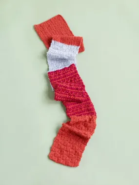 Pattern Mix Scarf (Knit)