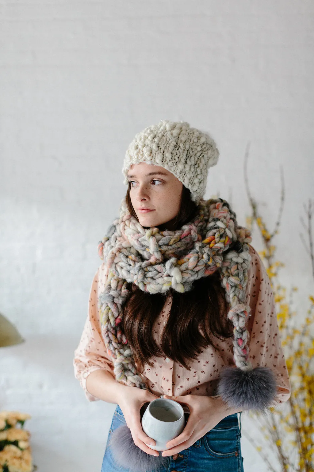 Pom Bomb Scarf