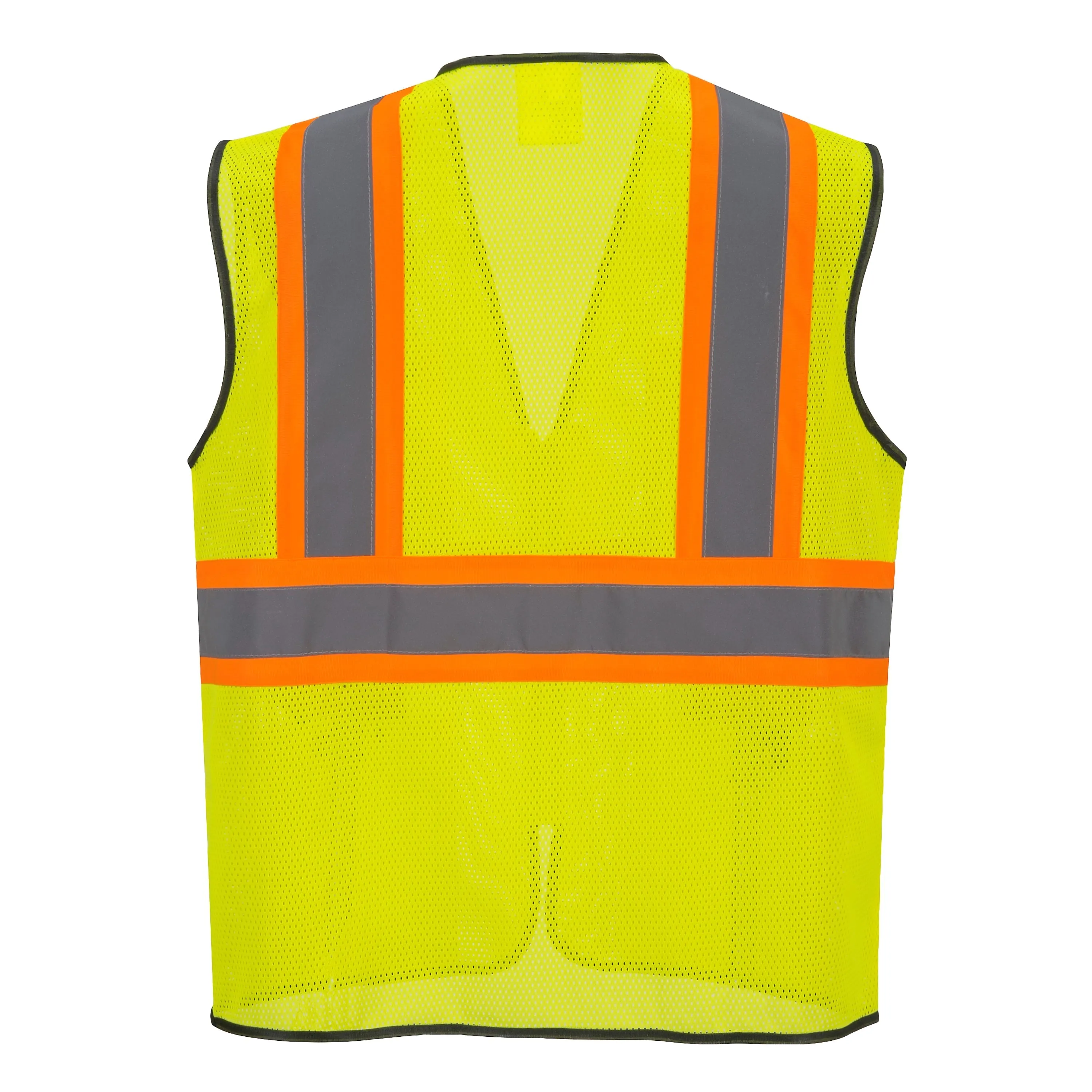 PORTWEST® US381 Frisco Mesh Contrast Safety Hi Vis Vest - ANSI Class 2