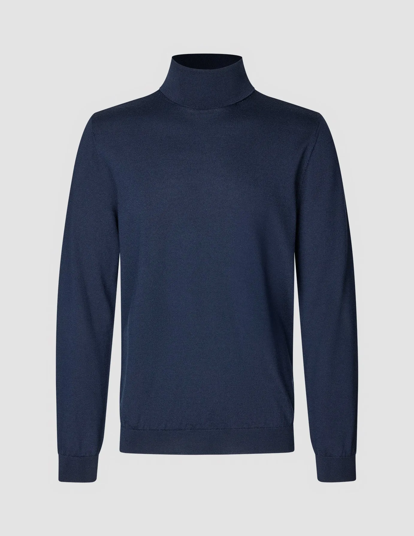 Premium Merino Turtleneck Navy