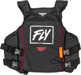 PULLOVER FLOTATION VEST BLACK/WHITE/RED XL