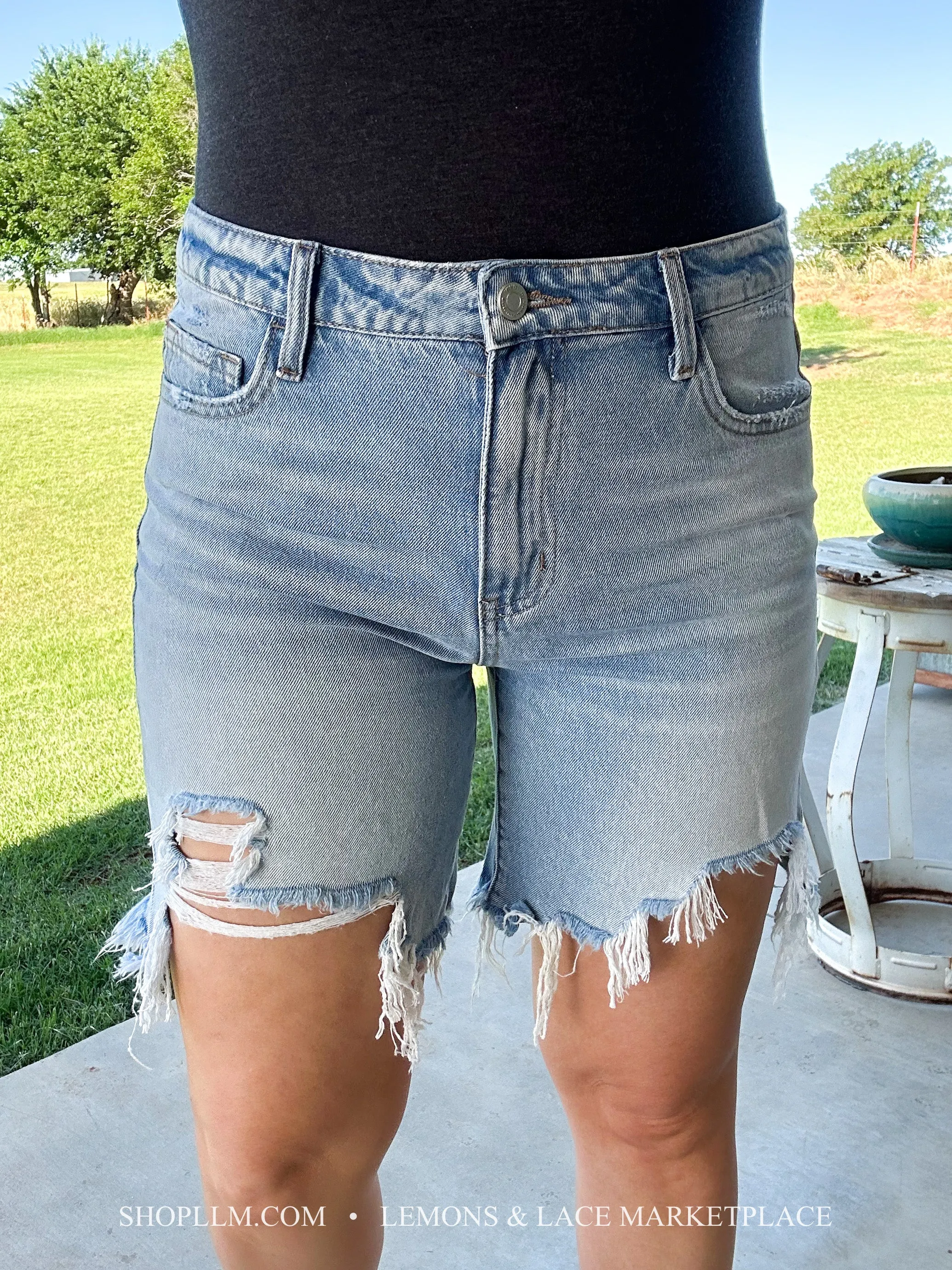 Rebecca High Rise Vintage Shorts