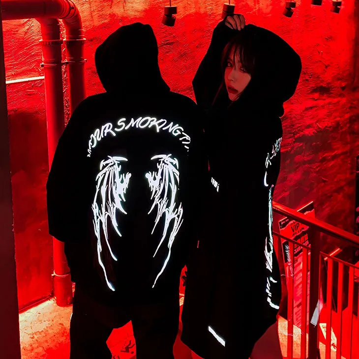 Reflective Devil Wings Hoodie SD00904