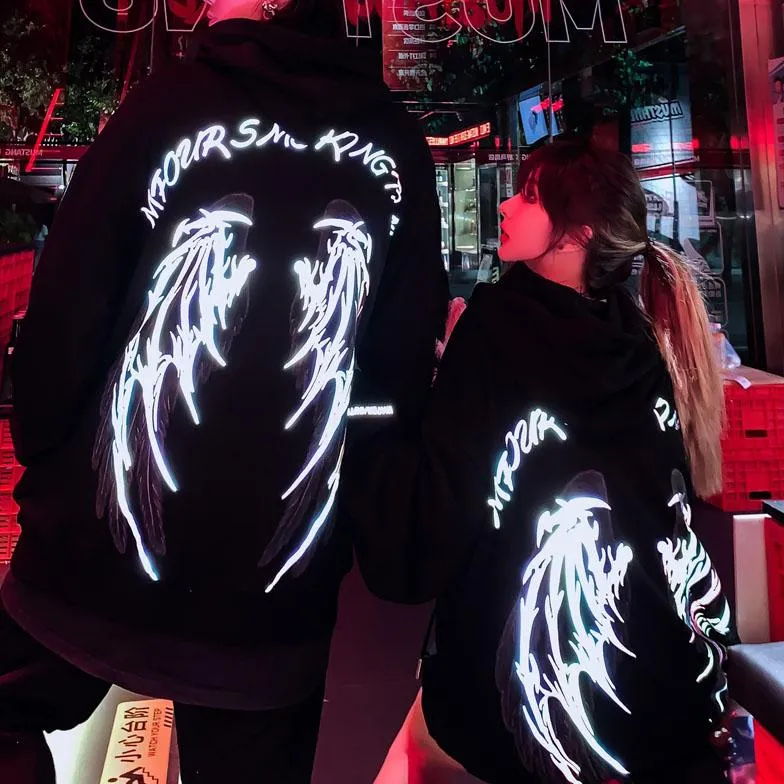 Reflective Devil Wings Hoodie SD00904