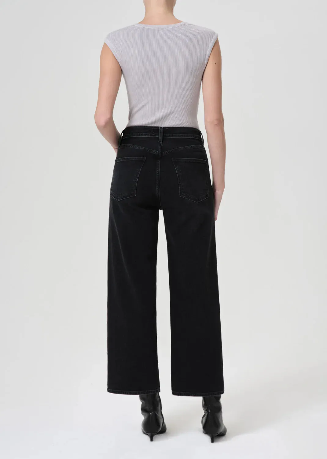 Ren High Rise Wide Leg Jeans - Hush