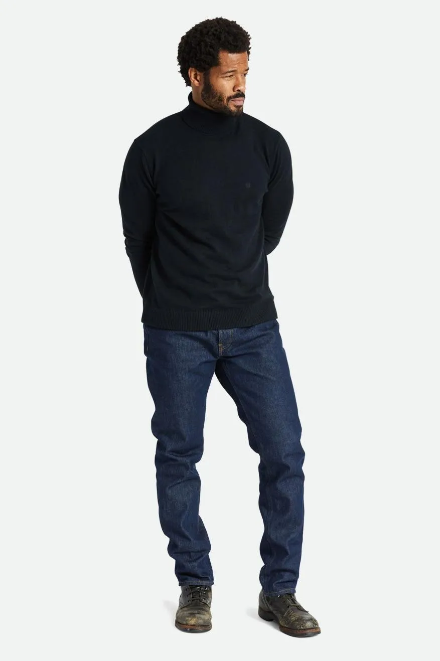 Reserve Cashmere L/S Turtleneck - Black