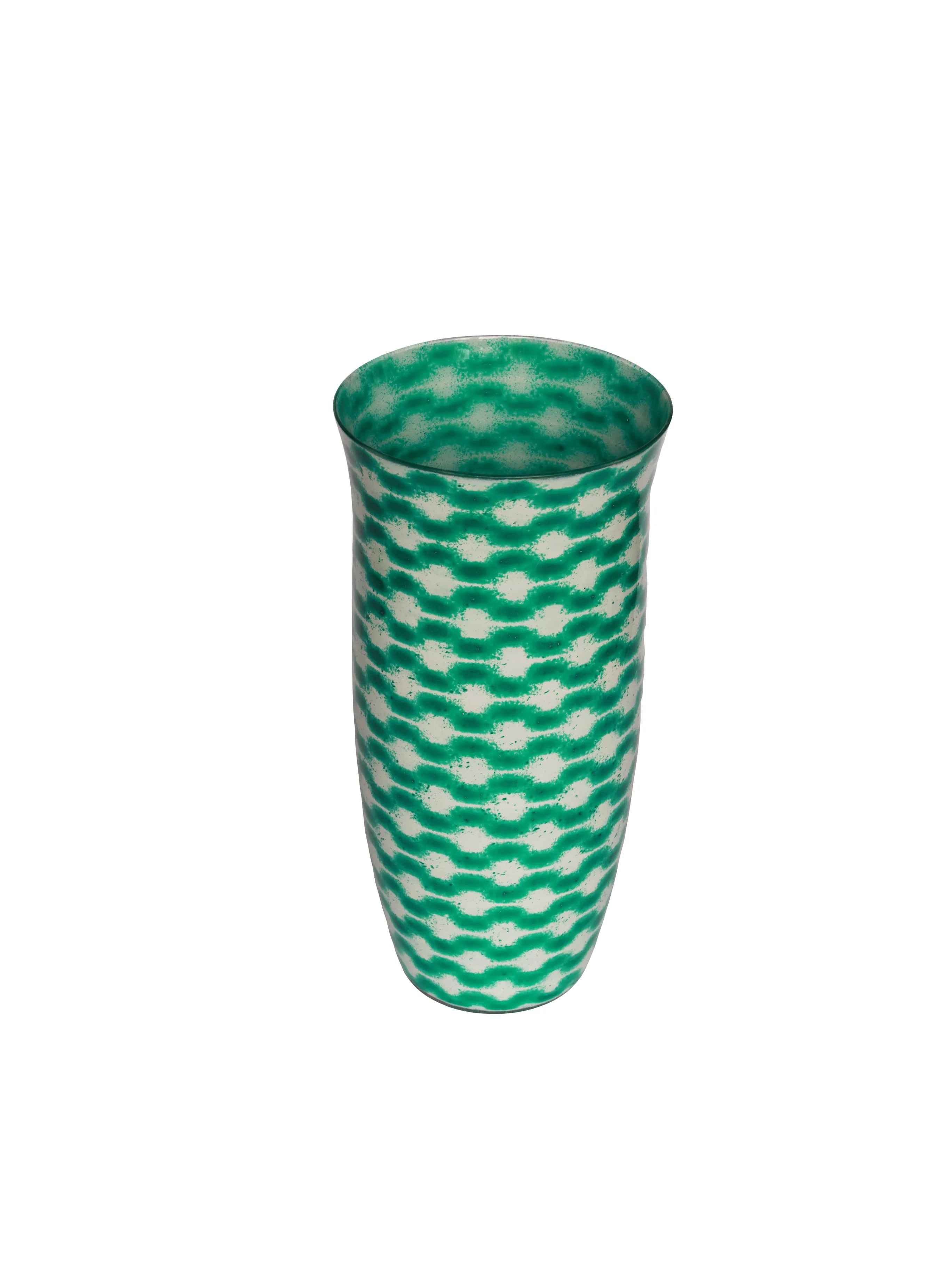RESONANCE Flower XL, Green & White, 25.5 cm / 10”