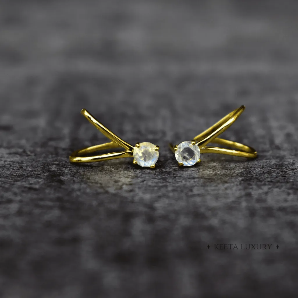 Rockstar - Moonstone Studs