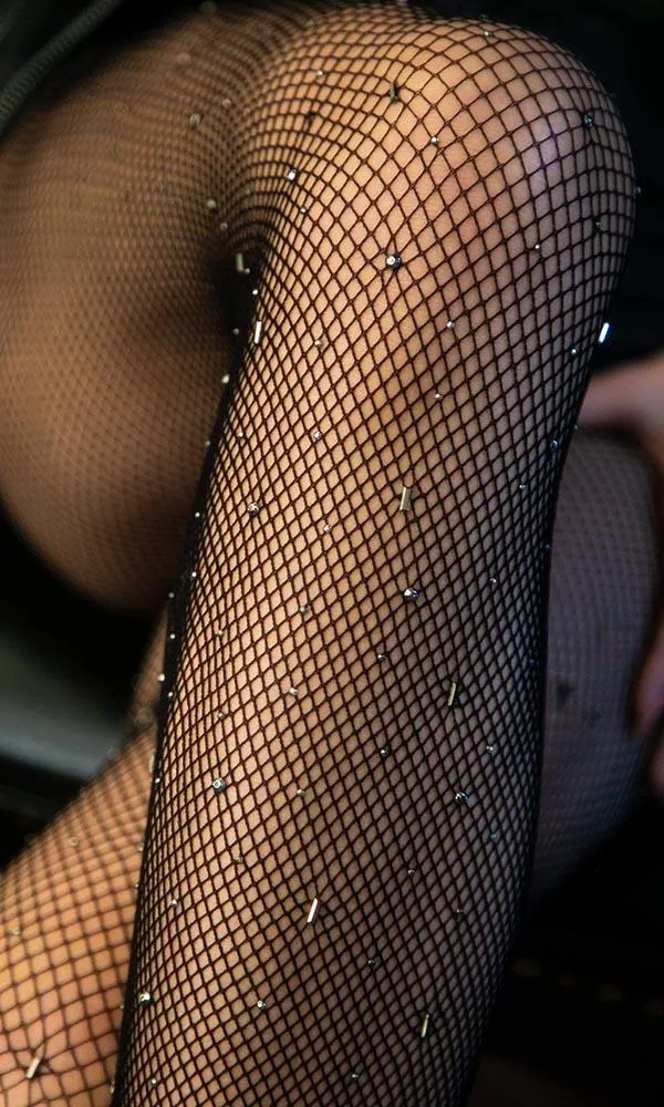 Sadie Gunmetal Studded | FISHNET TIGHTS