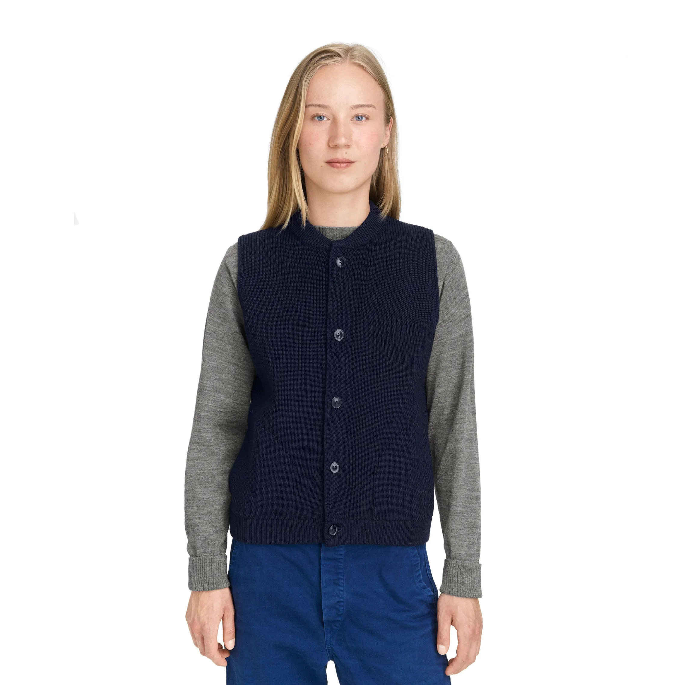 Skipper Vest Light Indigo