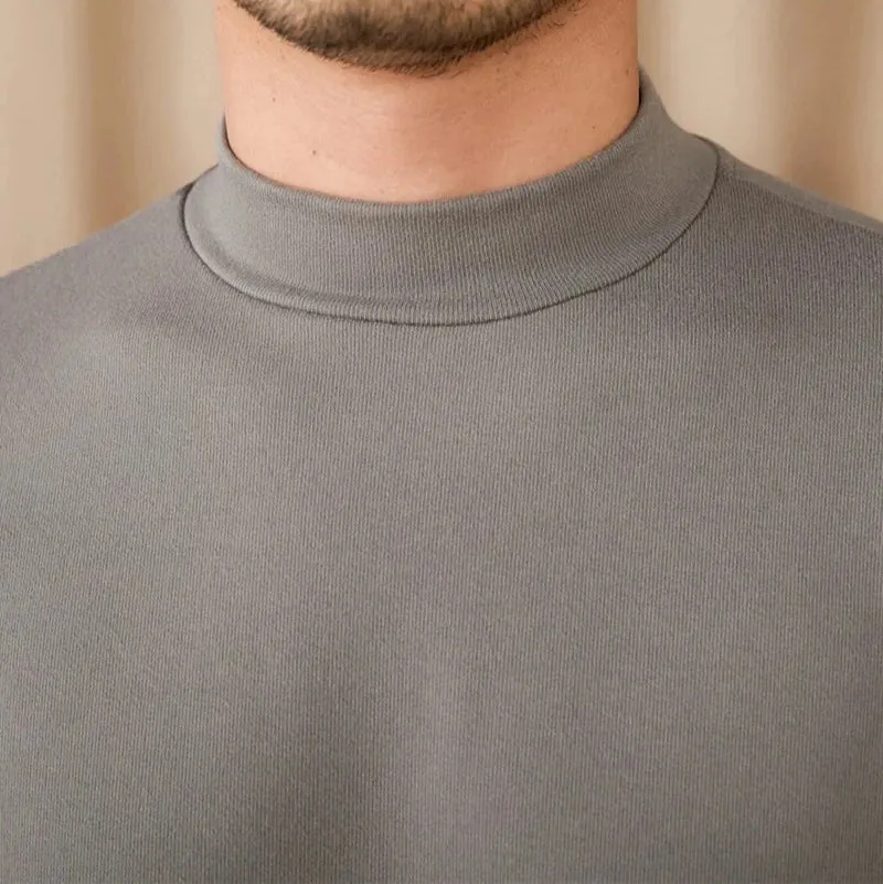 Soft half turtleneck sweater