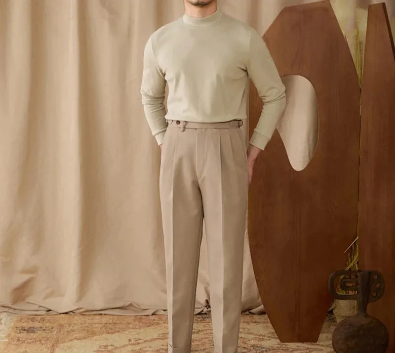 Soft half turtleneck sweater