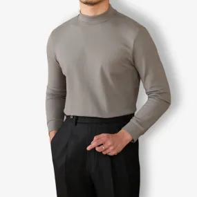 Soft half turtleneck sweater