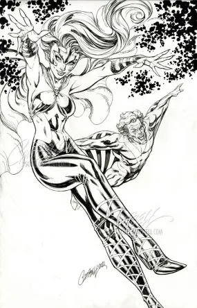 SOLD - Original Art: X-Men Legends #1 JSC EXCLUSIVE cover E