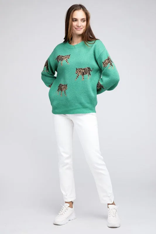 TEEK - Tiger Pattern Sweater