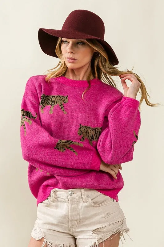 TEEK - Tiger Pattern Sweater